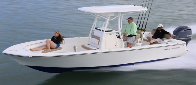 sea-born-lx24-center-console-with-hard-top | Bay Boats, Center Consoles ...