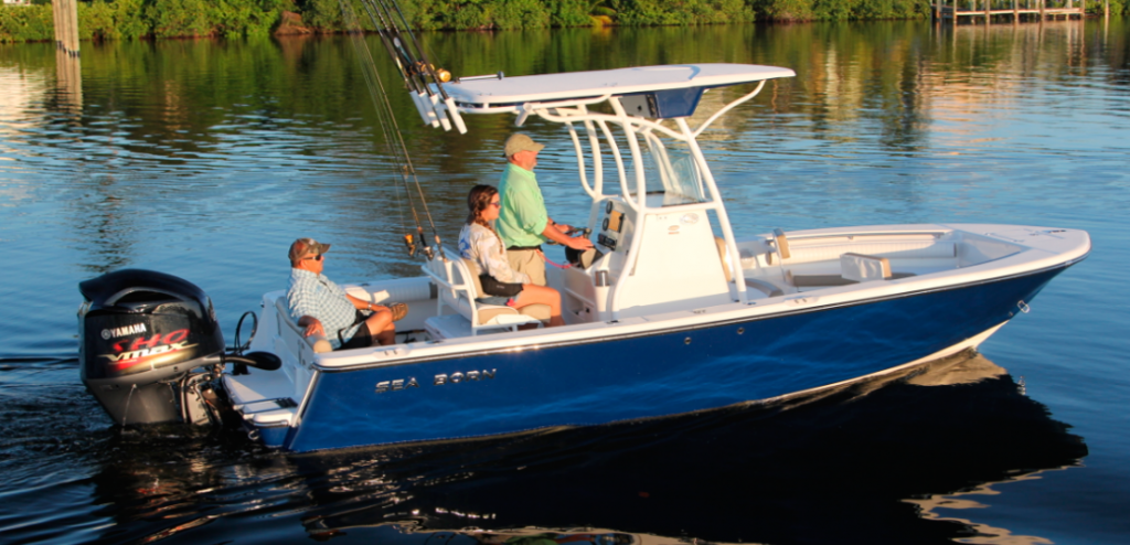 sea-born-lx22-center-console-idle | Bay Boats, Center Consoles ...